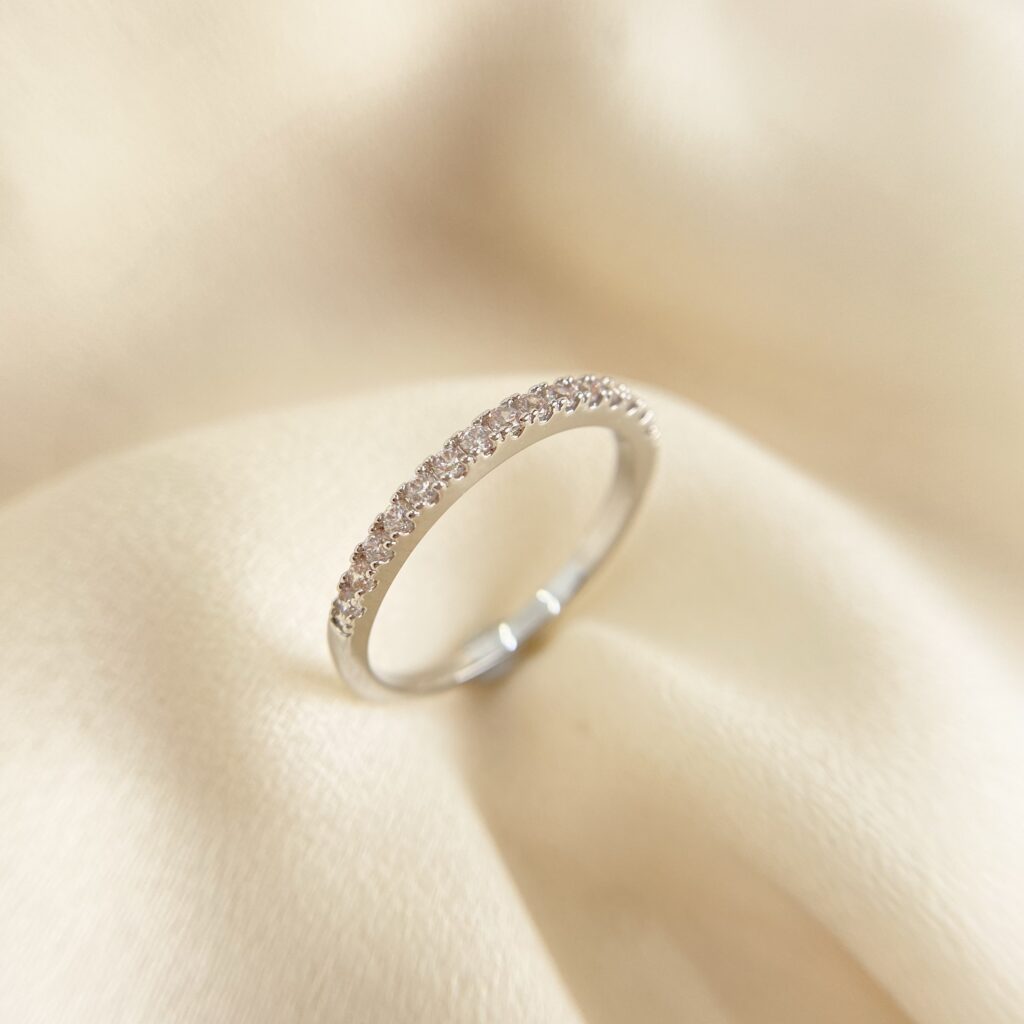 demi alliance diamants or blanc gabriel joaillier Toulouse